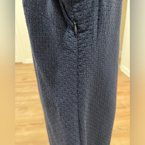 J. Crew Cold Shoulder Dress Navy Blue SZ M - Picture 15 of 16